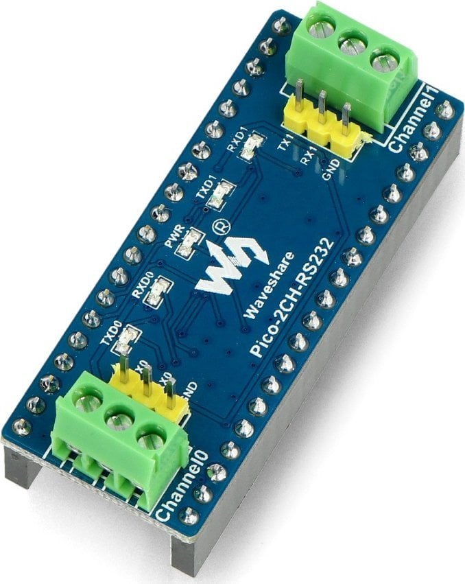 Waveshare 2-kanałowy moduł RS232 SP3232EEN transceiver do Raspberry Pi Pico, UART - RS232 - Waveshare 19979}
