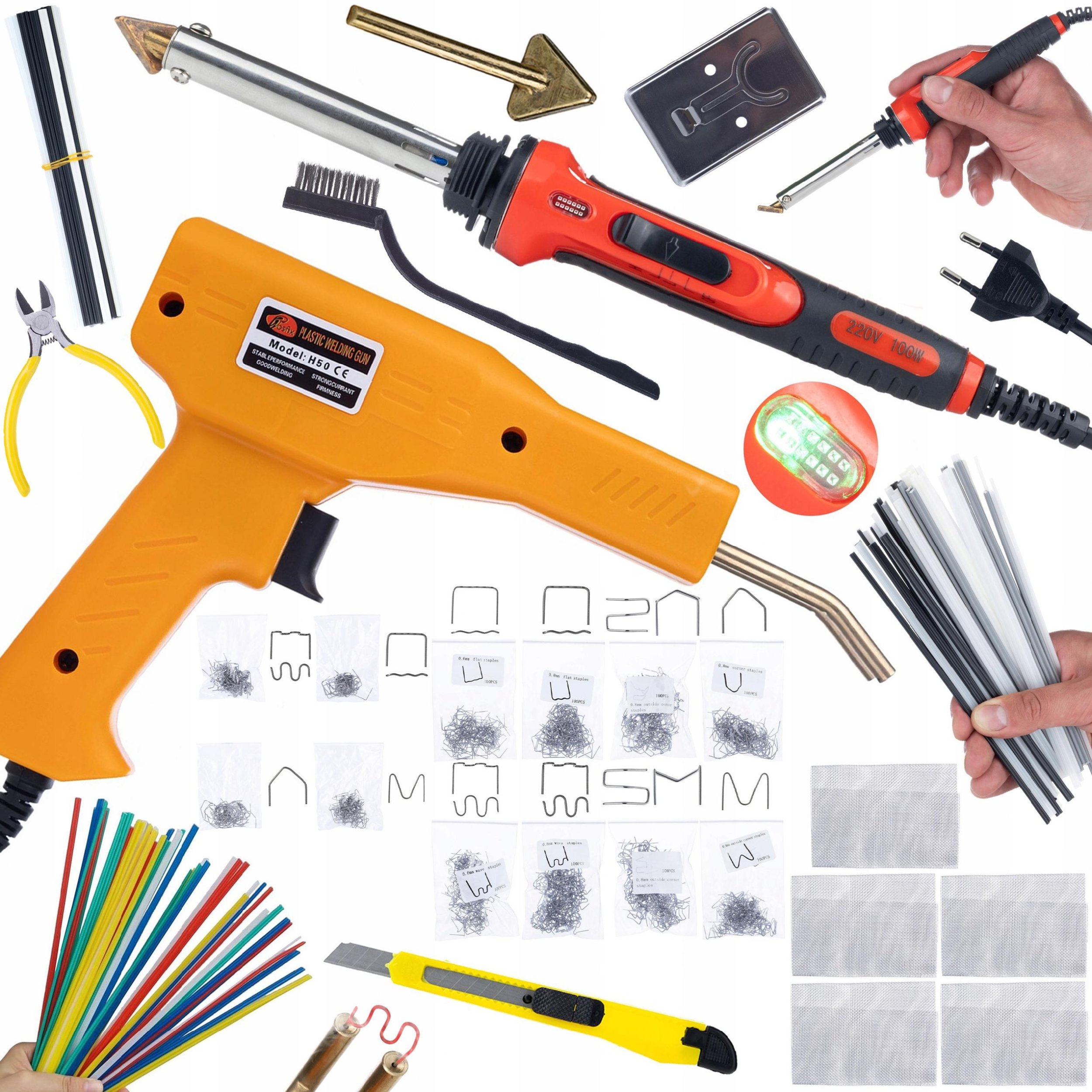 LUTOWNICA RED ODYSSEYA 100W+ZSZYWACZ 200 ZSZYWEK+800 ZSZYWEK+ZESTAW SPOIW