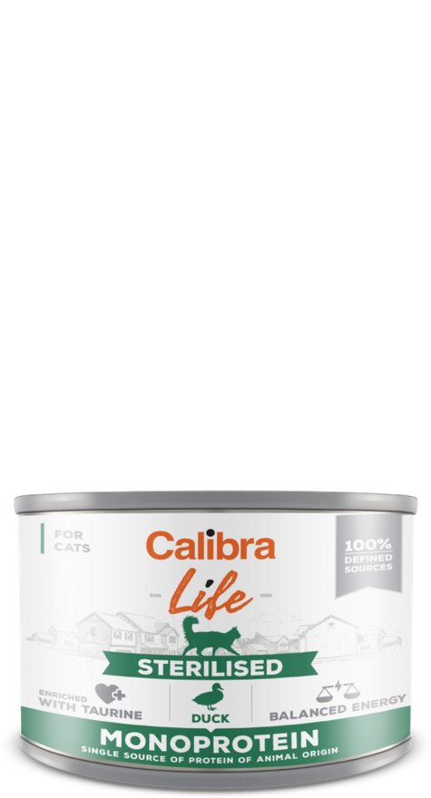 CALIBRA Cat Life Sterilised Duck 200g