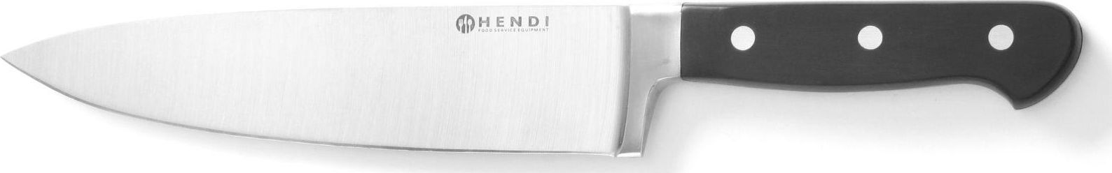 Hendi Profesjonalny nóż kucharski szefa kuchni kuty ze stali Kitchen Line 200 mm - Hendi 781319 Profesjonalny nóż kucharski szefa kuchni kuty ze stali