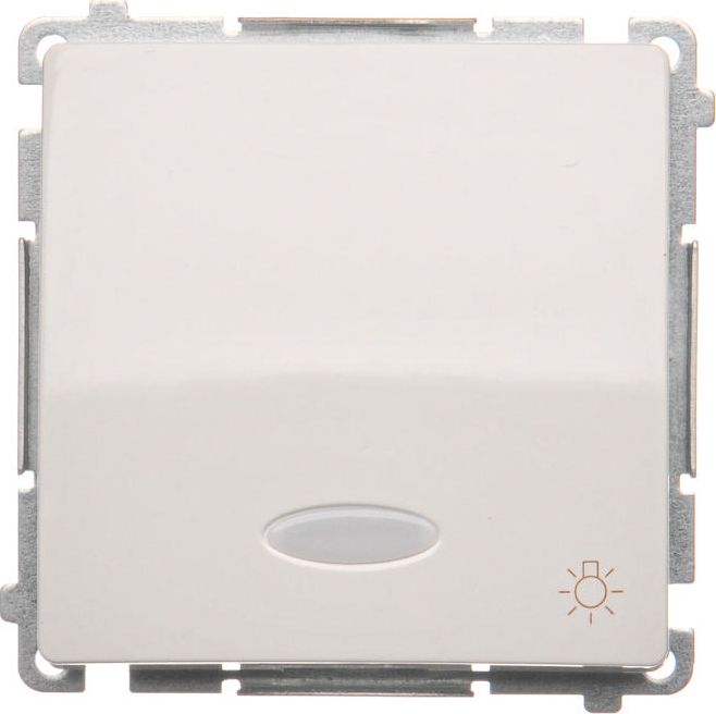 Kontakt-Simon Przycisk światło podświetlany biały - BMS1L.01/11