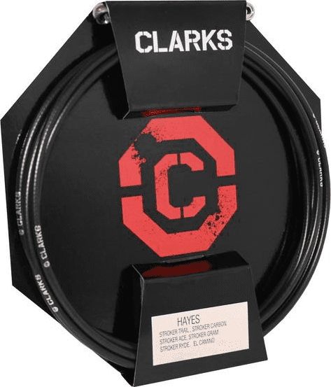 Clarks Przewód hamulca hydraulicznego CLARK'S HAYES (Stroker Trail, Ace, Gram, Camino, Prime) z końcówkami przód tył 3000mm czarny