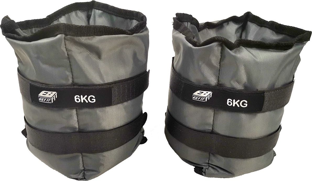 Eb Fit Obciążenia na przeguby 2x6kg szare