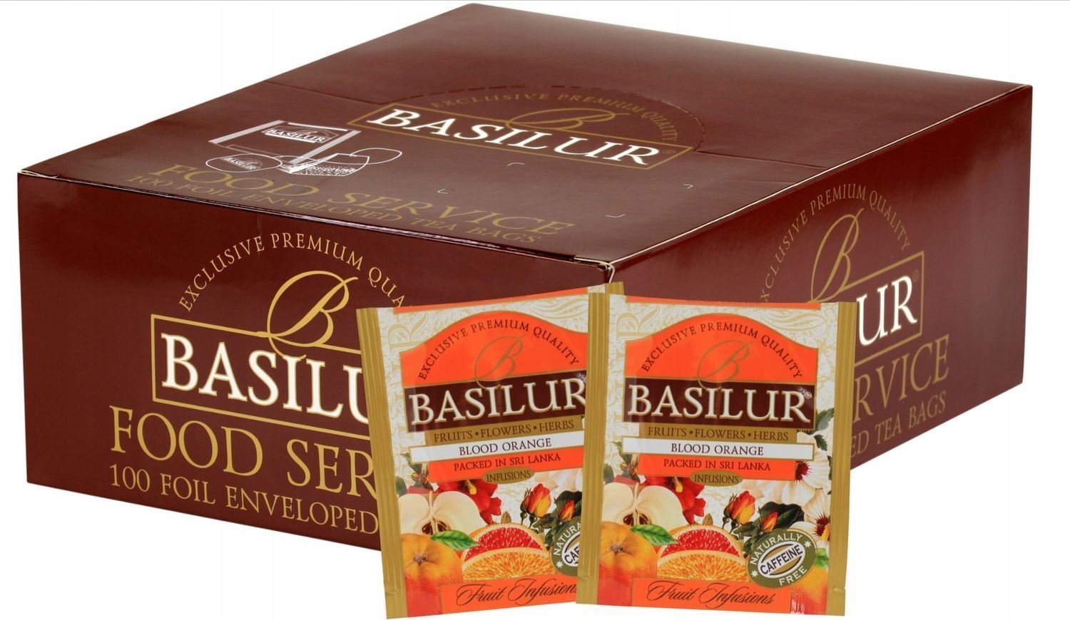 Basilur Herbata Blood Orange 100 saszetek