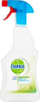 Dettol Antybakteryjny spray do powierzchni o zapachu limonki z miętą 500ml