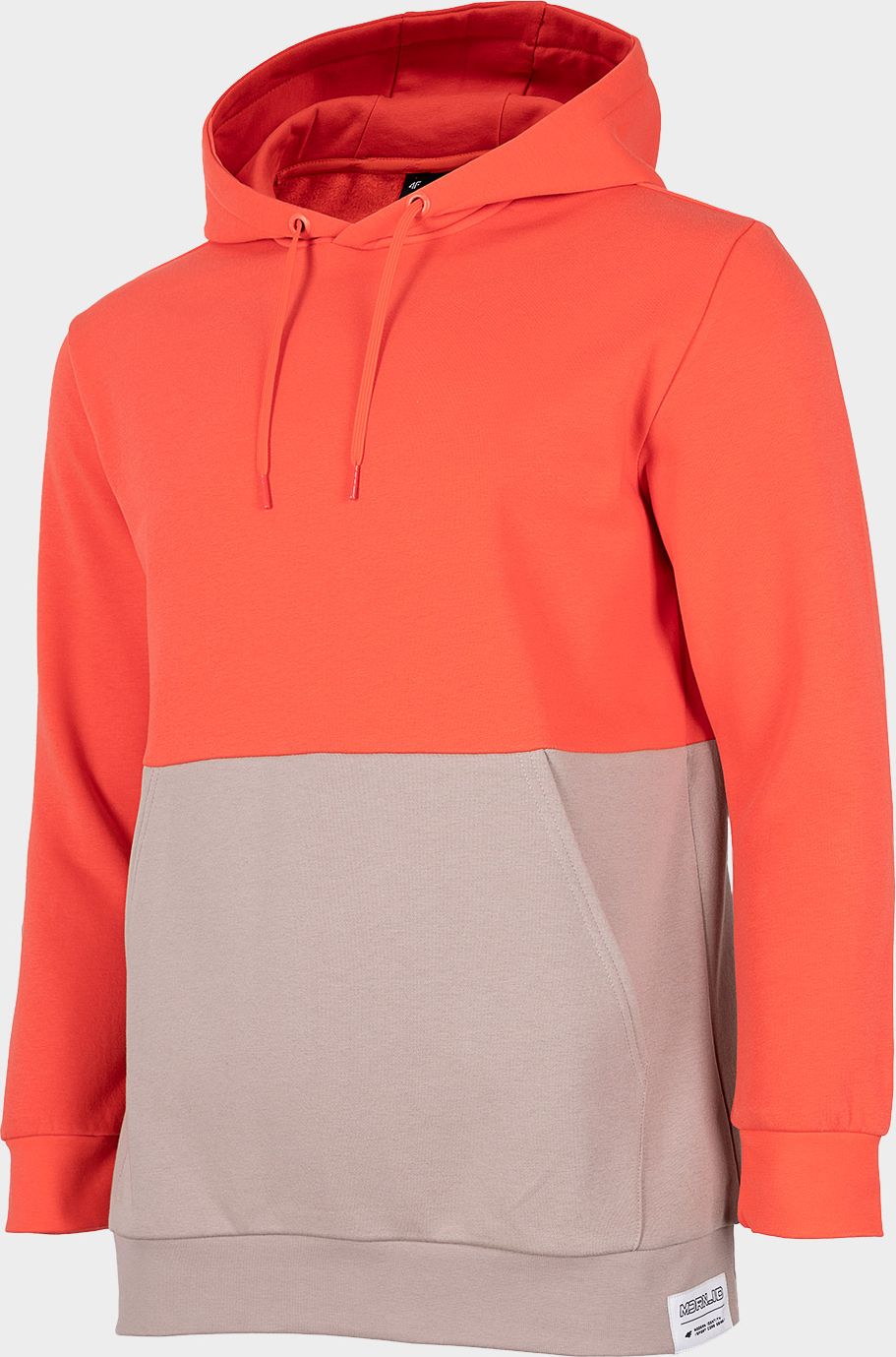 4f Bluza męska H4Z22-BLM027 Pomarańczowy neon r.M