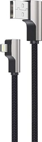 Kabel USB Aukey USB-A - Lightning 2 m Czarny (CB-AL01 BLACK)