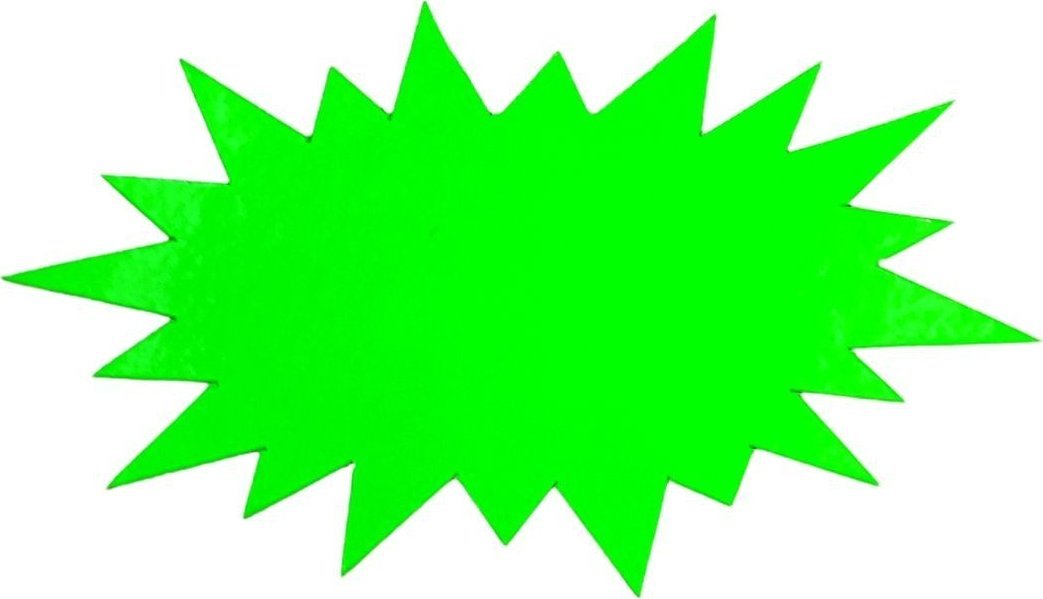 StudioCen Gwiazdki promocyjne zielone 10 sztuk