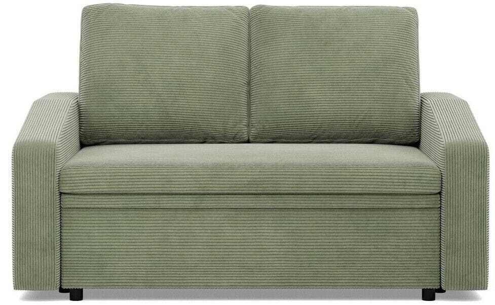 Adams Group Sofa z funkcją spania, BLOM, sztruksowy, 148x87x90 cm, oliwkowy