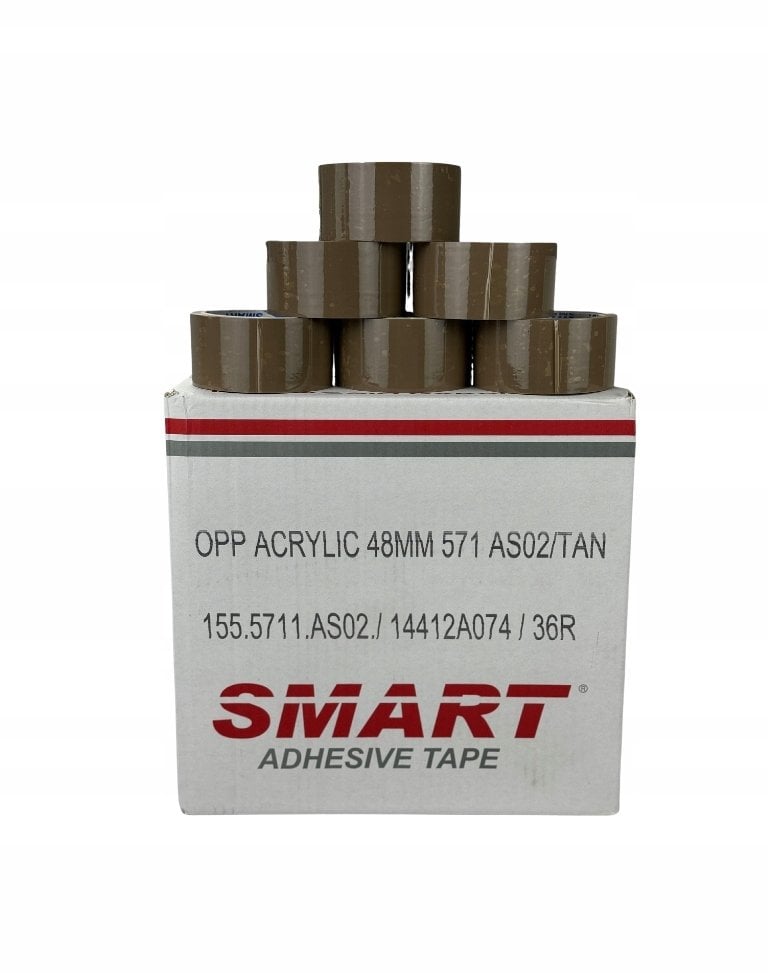 Bestpak Taśma Pakowa Akryl 48*60m brązowa kartonowy 36szt