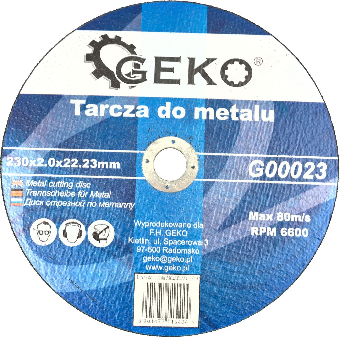 Geko tarcza do metalu 230x2,0 (G00023)