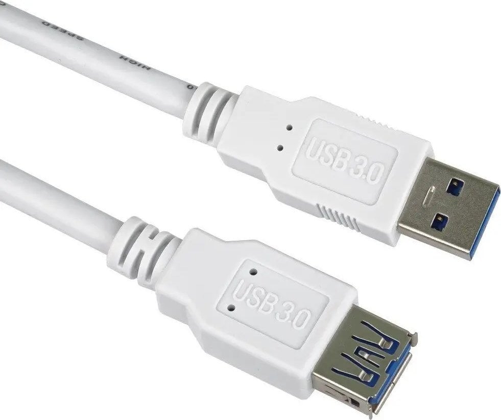 Kabel USB PremiumCord USB-A - USB-A 0.5 m Biały (ku3paa05w)