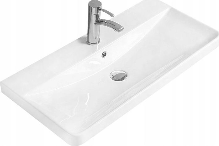 Umywalka Mexen Mexen Dagna umywalka wpuszczana w blat 81 x 39 cm biała - 21998000