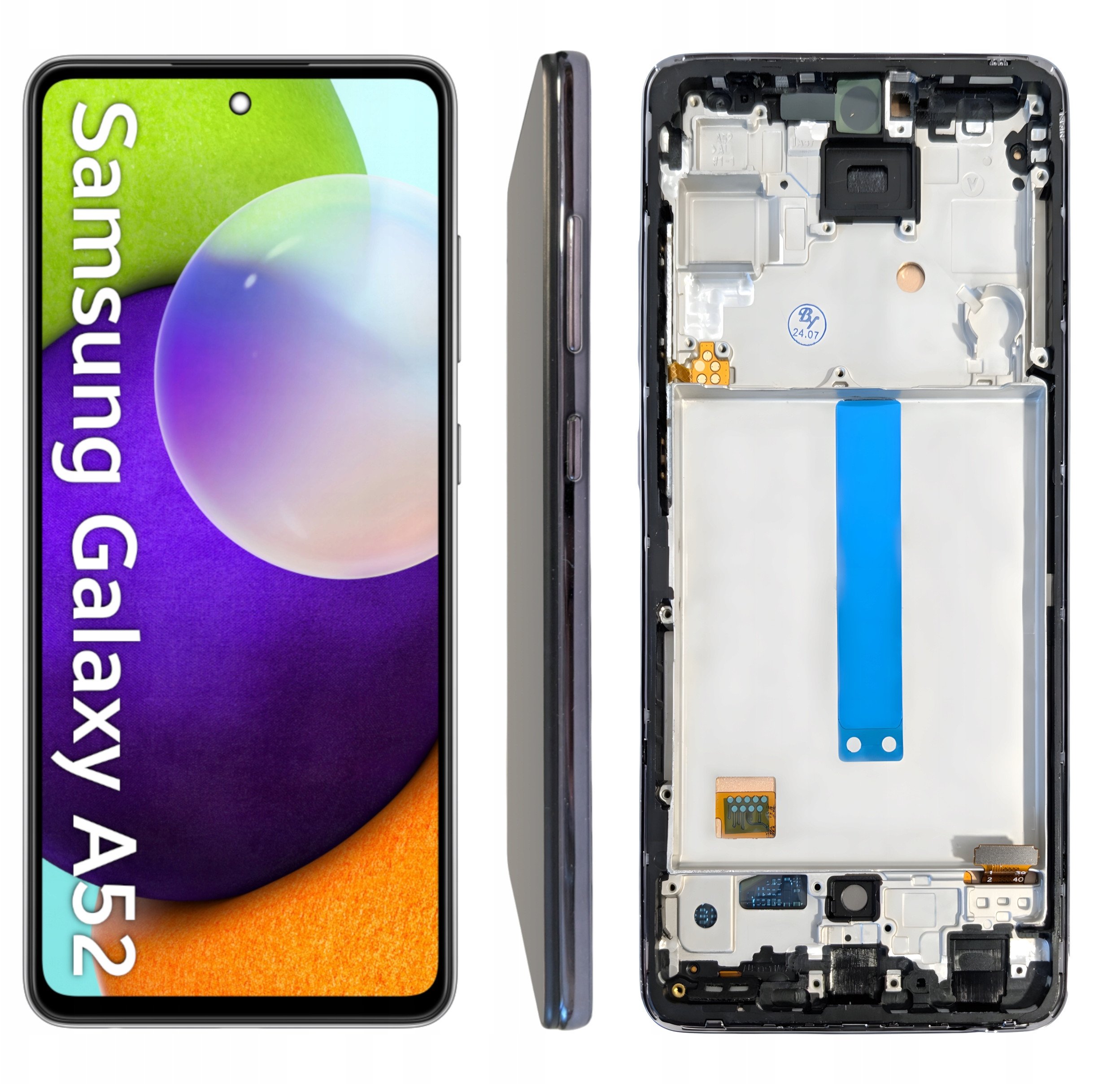 WYŚWIETLACZ EKRAN LCD DO SAMSUNG A52 4G INCELL RAMKA CZARNA