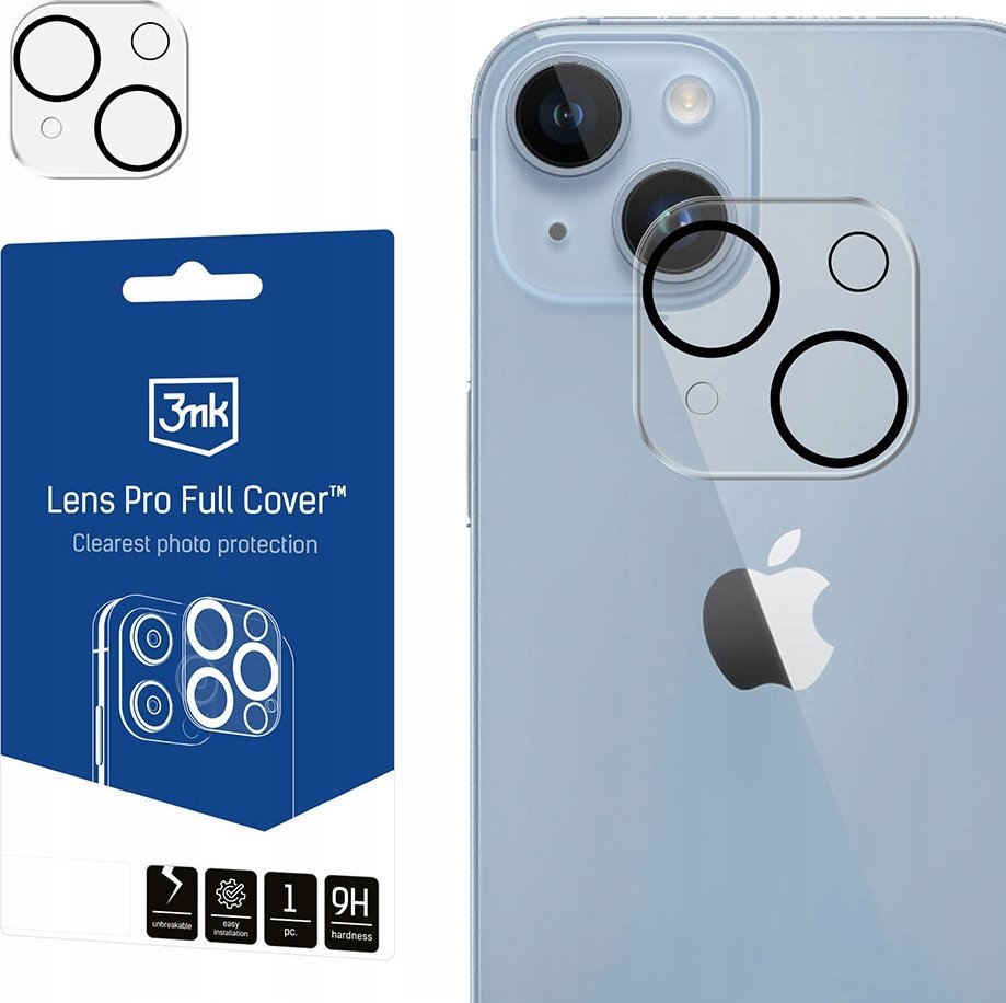 3MK 3mk ochrona kamery Lens Pro Full Cover do Apple iPhone 14 / iPhone 14 Plus