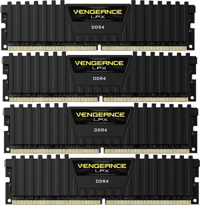 Pamięć Corsair Vengeance LPX, DDR4, 32 GB, 2666MHz, CL16 (CMK32GX4M4A2666C16)