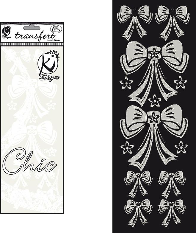 Ki-Sign Naprasow. welwet. Złamana Biel Kokardy 2