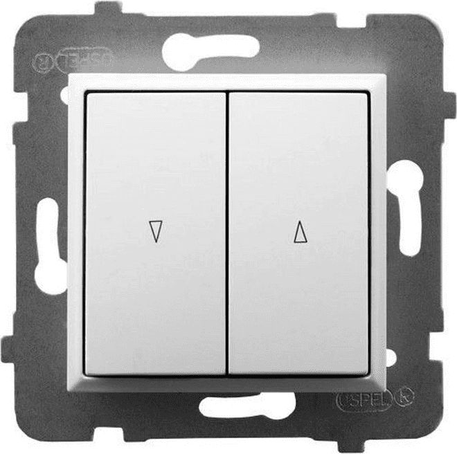 Ospel Aria Łącznik żaluzjowy biały (ŁP-7U/m/00)