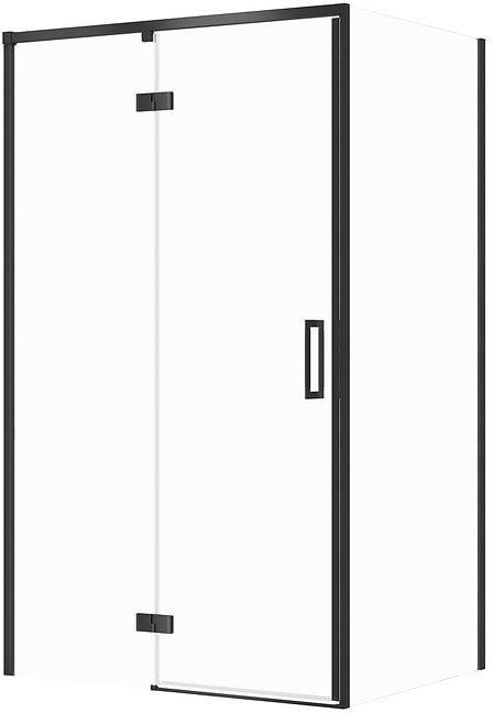 SET C121 KABINA LARGA ZAWIAS LEWA CZARNA 120X90X195SZK TRANS WIR