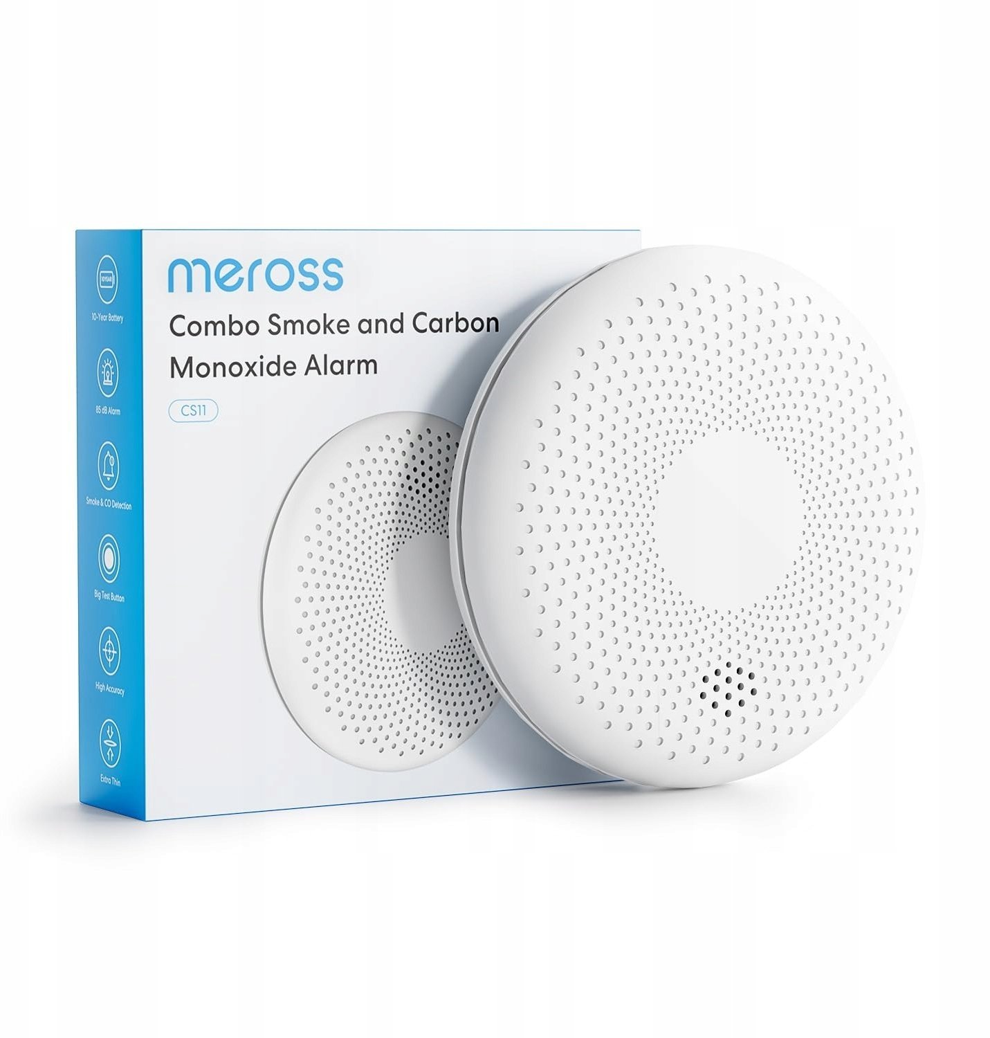 Meross Czujnik dymu i tlenku węgla CS11-EU