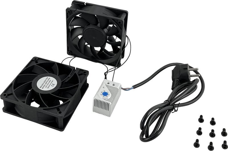 Alantec Wentylator do szaf zewnętrznych z termostatem, komplet 2 sztuki ALANTEC