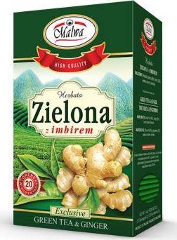 Malwa Herbata zielona + imbir FIX 20*1,5g MALWA