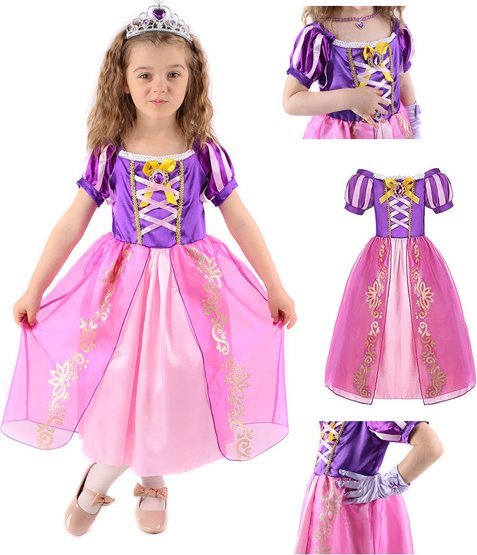 PRC STRÓJ SUKIENKA ROSZPUNKA KSIĘŻNICZKA DISNEY 120