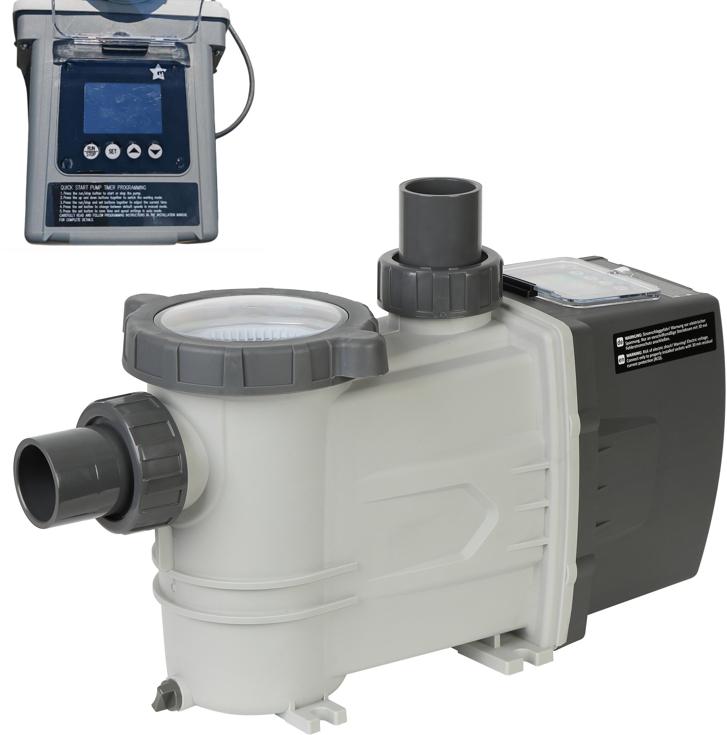 Coil pompa cyrkulacyjna do basenu inwerterowa z filtrem wstępnym 750w 20000l/h samozasysająca