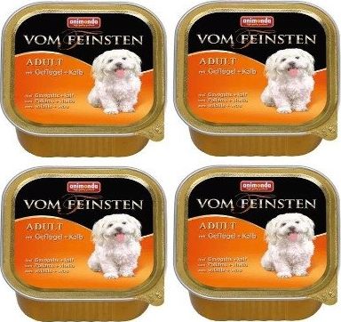 Animonda Dog Vom Feinsten Adult smak: drób i cielęcina 22x150g