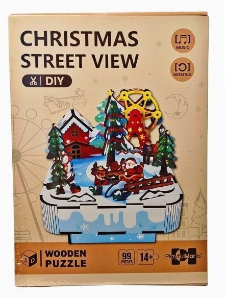 Puzzle drewniane 99el