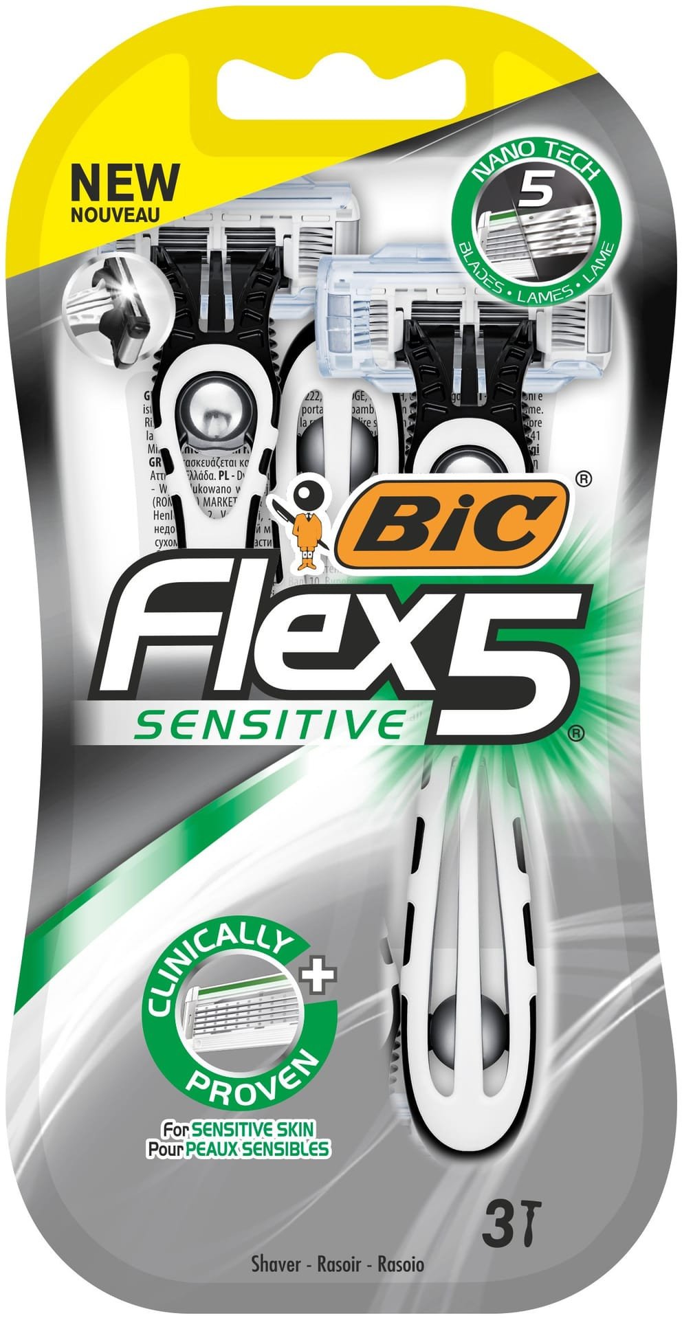 BIC Maszynka do golenia Flex 5 Sensitive 1 op. - 3szt