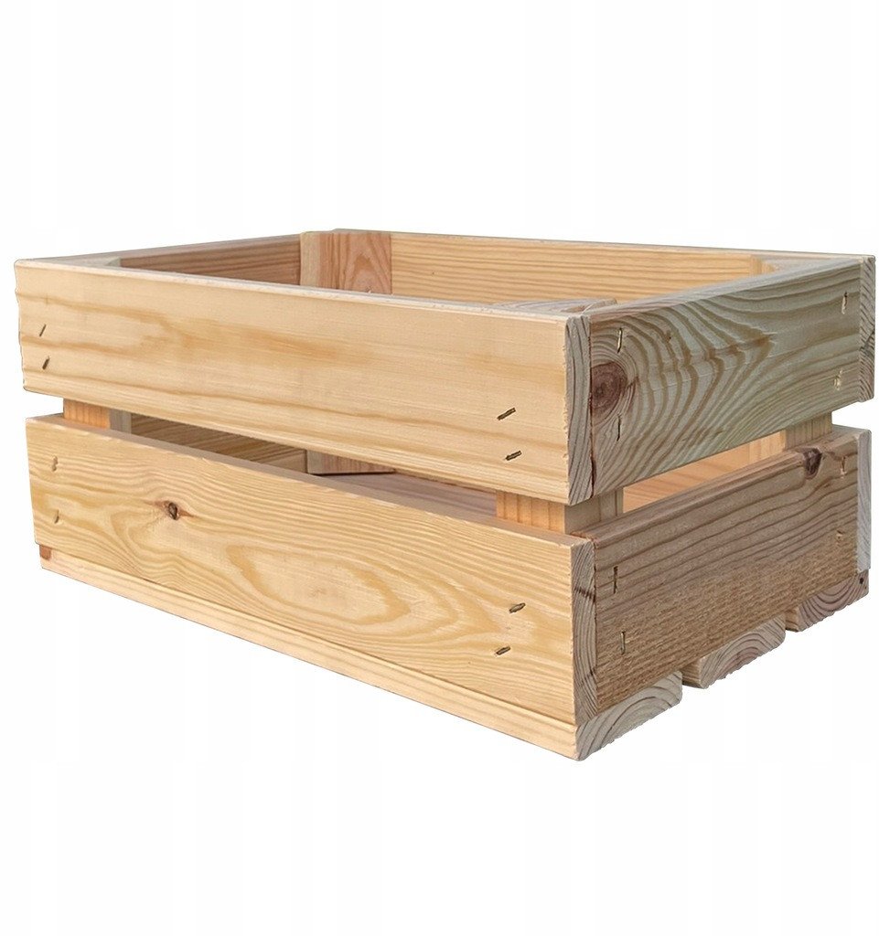 Skrzynka drewniana naturalna dekoracyjna 32x20,5x14cm