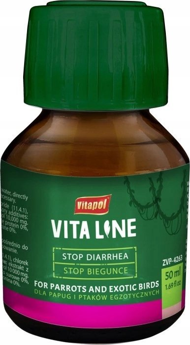 Vitapol Vitaline Stop biegunce dla ptaków egzotycznych 50ml