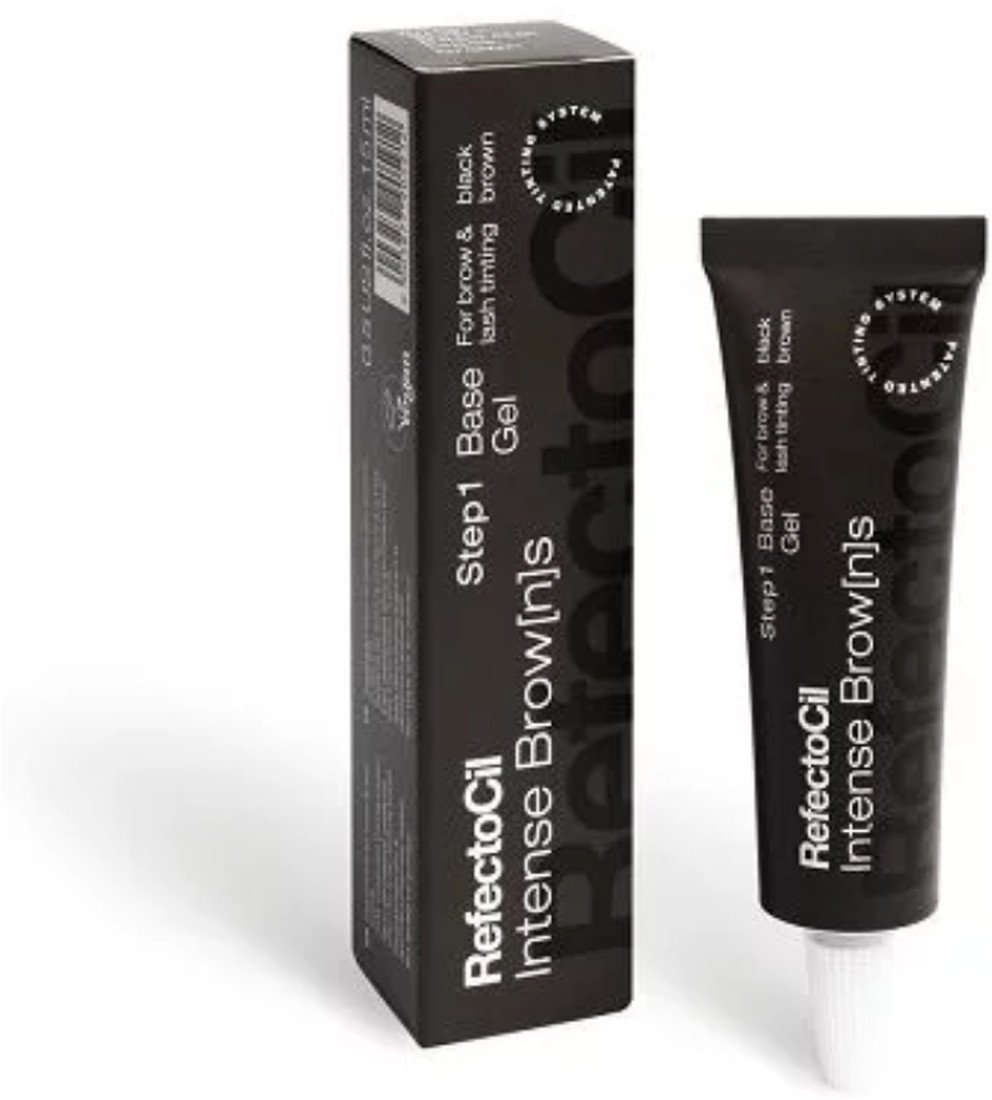 RefectoCil Intense Brow[n]s Base Gel Farba do brwi i rzęs 15ml Black Brown Czarno - Brązowy (01)