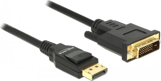 Kabel Delock DisplayPort - DVI-D 2m czarny (85313)