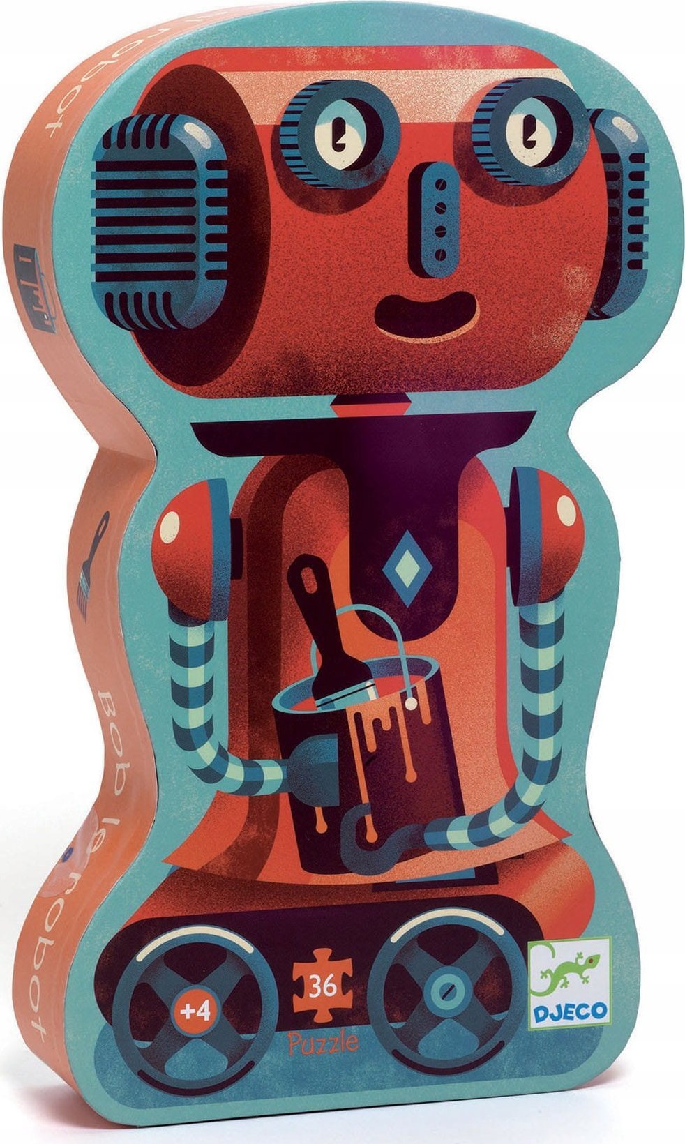 Djeco Djeco Siluetų dėlionė - Robotas Bobas (36 detalės)