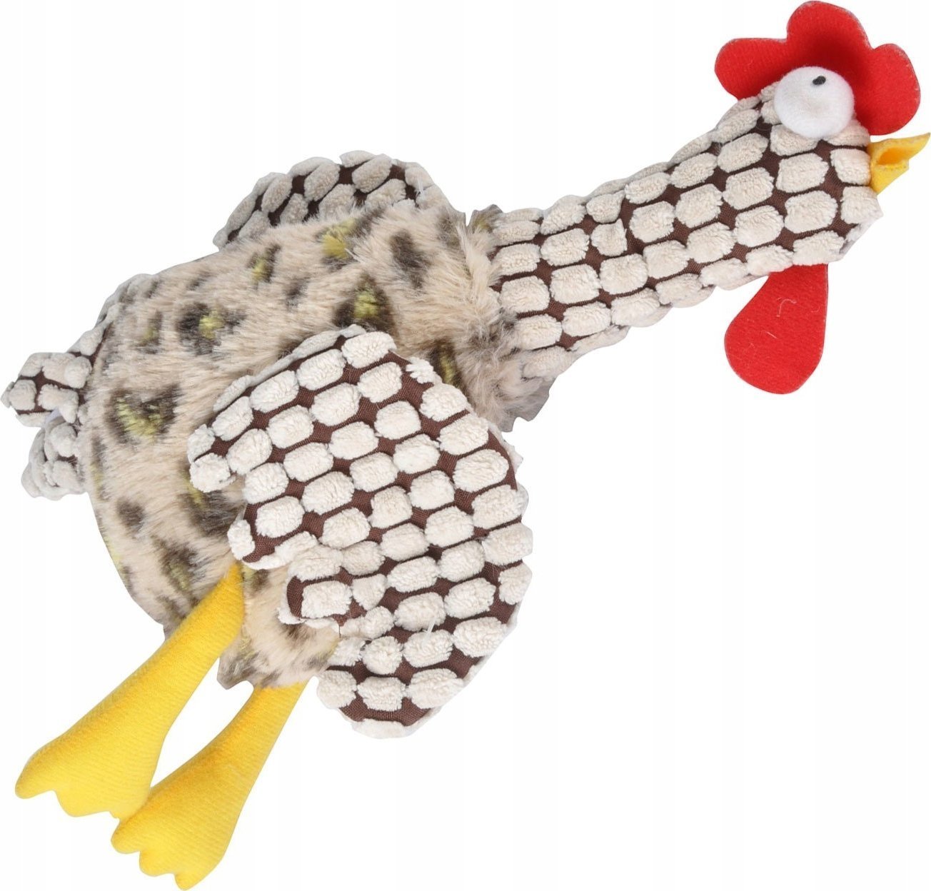 Homea Zabawka dla psa KOGUT, 30 cm, brązowo-biała