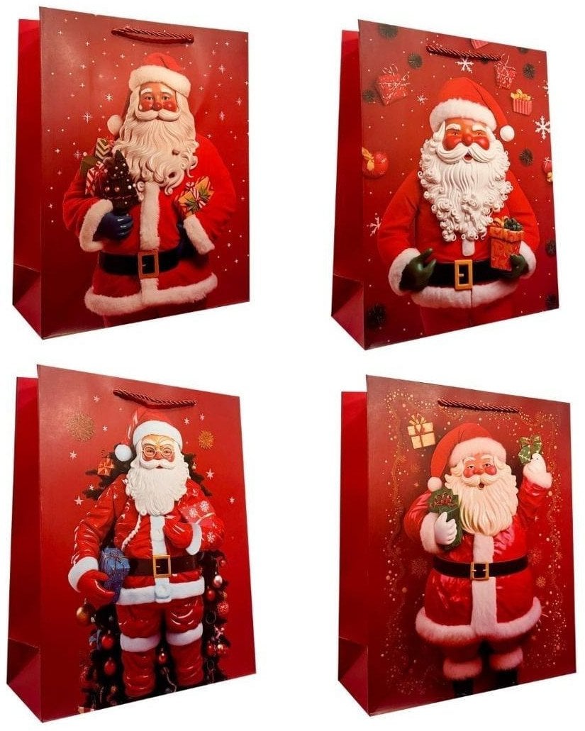 Torebka ozdobna prezentowa JP HL2206A 31x40x12 cm mix cena za 1 szt