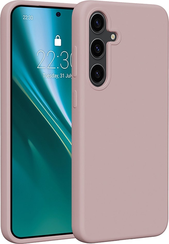 Etteri Nakładka Etteri Silicone Case do Samsung Galaxy S24 Plus jasnoróżowa