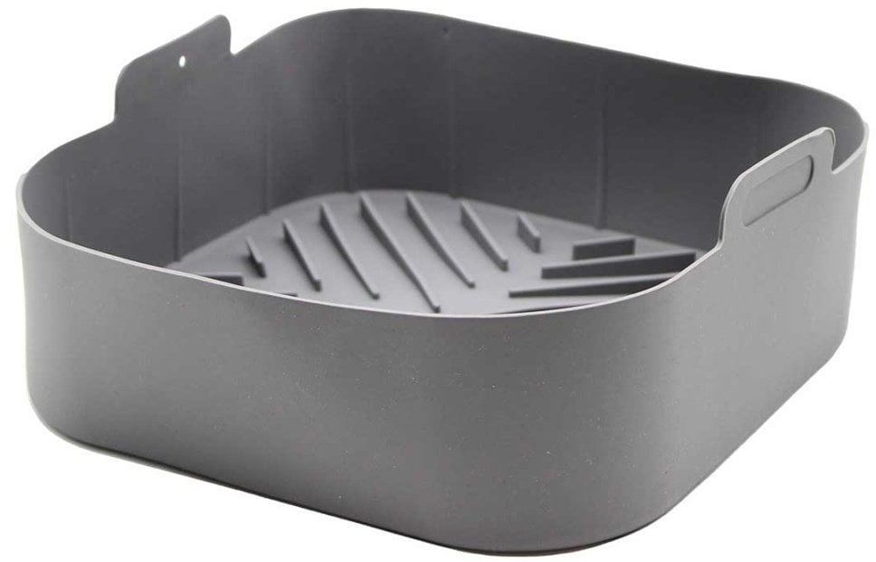 Brunbeste Wkład silikonowy do frytkownicy AIR FRYER kwadratowy szary forma 17CM BB-3375