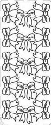 Teka Stiker ażurowy srebrny