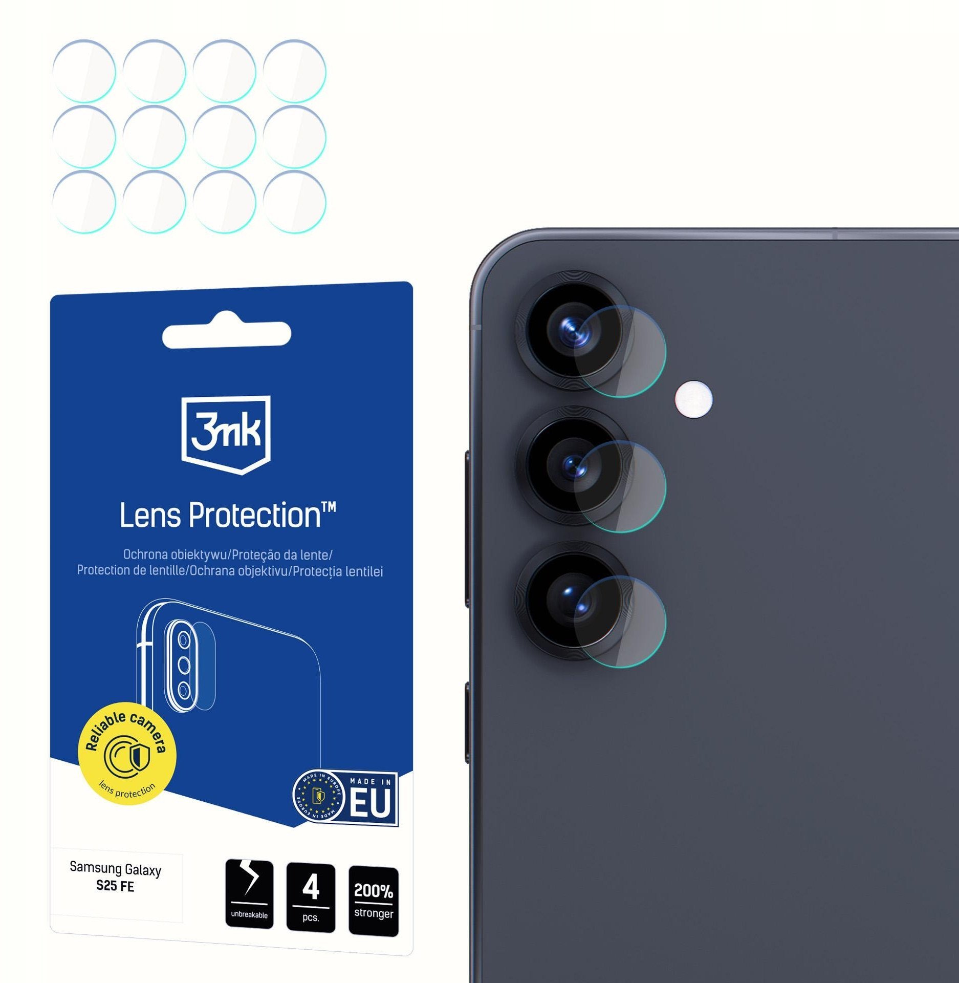 Samsung Galaxy S25 FE - 3mk Lens Protection