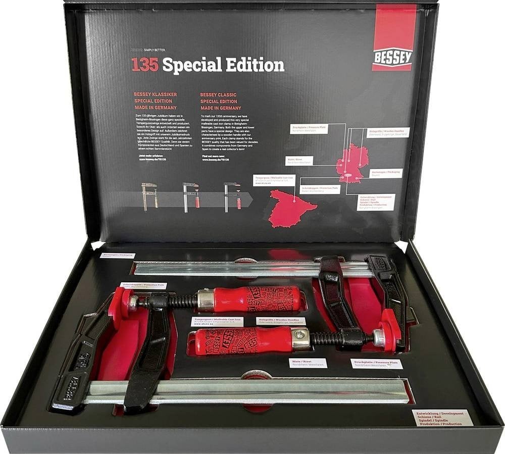 Bessey BESSEY TGA25SET-135 2x Anniversary Clamp limited