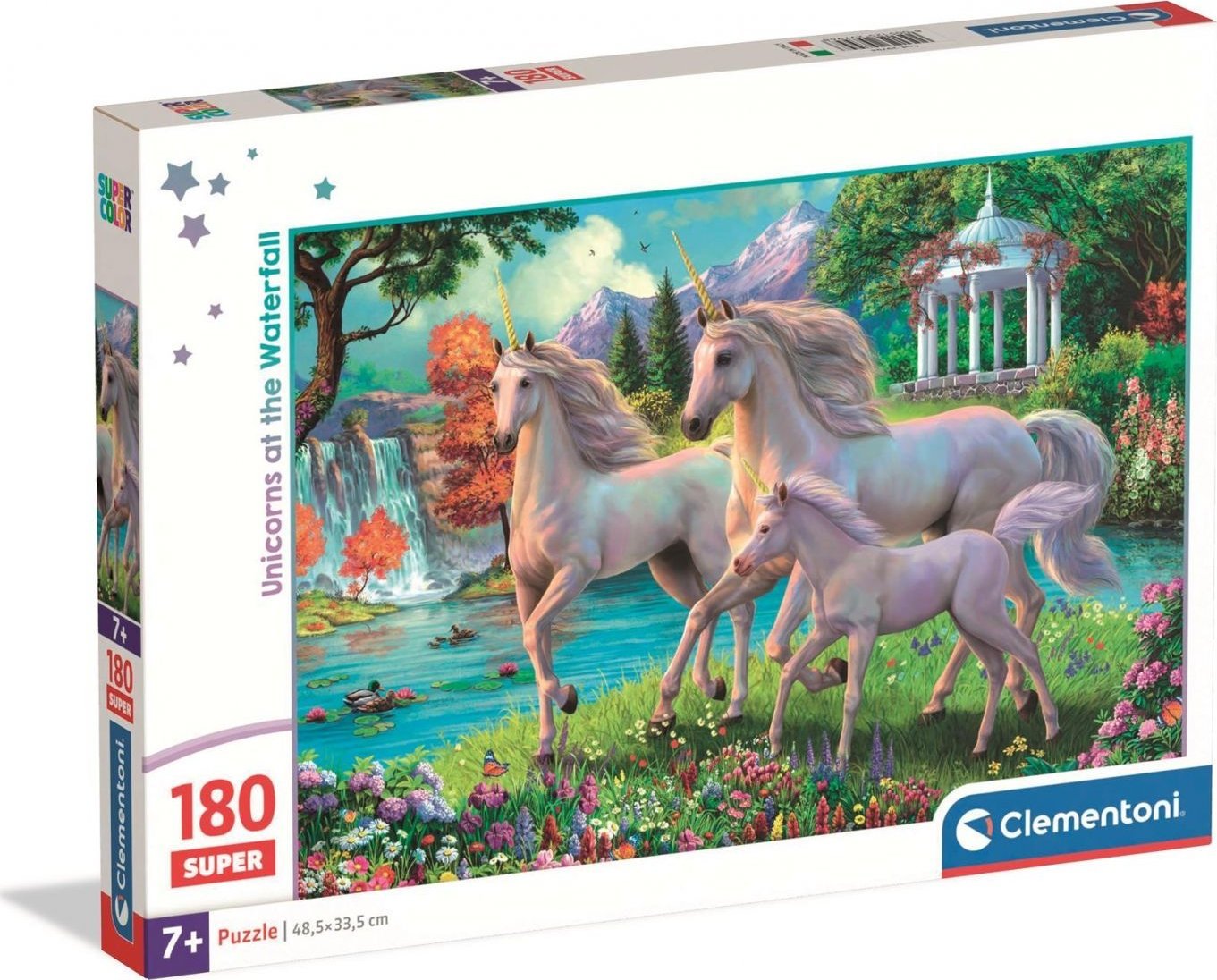 Clementoni Puzzle Super Color Jednorożce 180 elementów (29794)