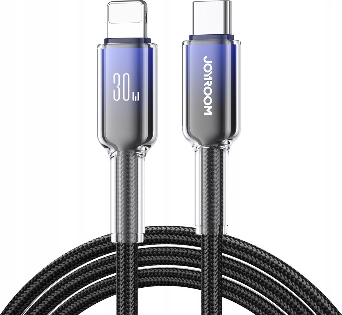 Kabel USB Joyroom USB-C - Lightning 1.2 m Czarny (JYR1129)