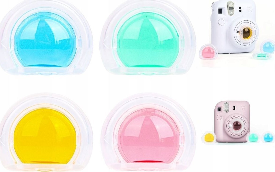 LoveInstant Zestaw Filtrów 4w1 Filtry Do Fujifilm Fuji Instax Mini 12