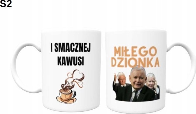 PrzydaSie Kubek Z Politykami Zabawny Kaczyński Hołownia Duda Tusk