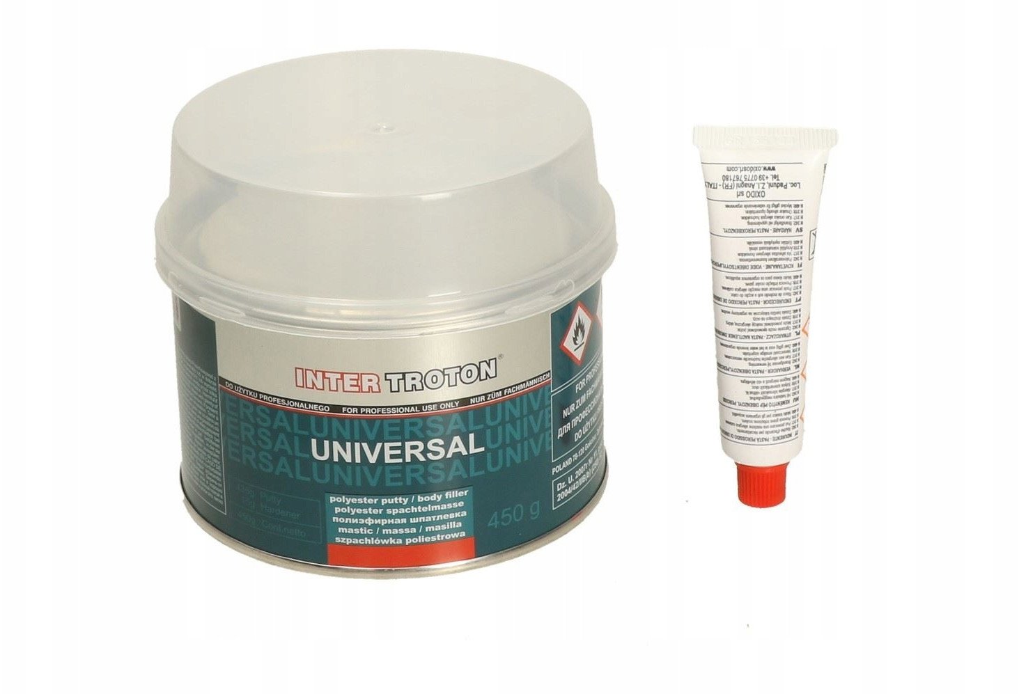 UNIVERSAL POLYESTER GLAZE PUTTY 0,45 KG