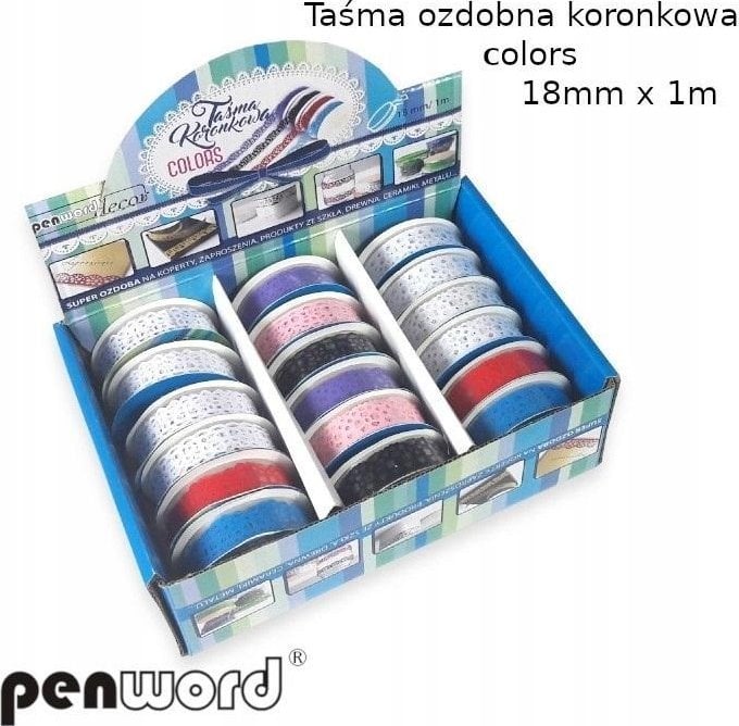 Teka Ta¶ma ozdobna koronkowa 18mmx1m (18szt)
