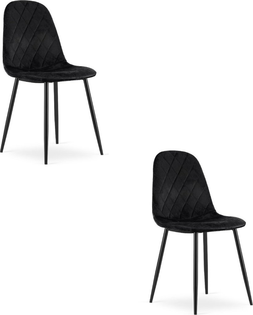 Leobert Krzesło ASTI - czarny aksamit x 2